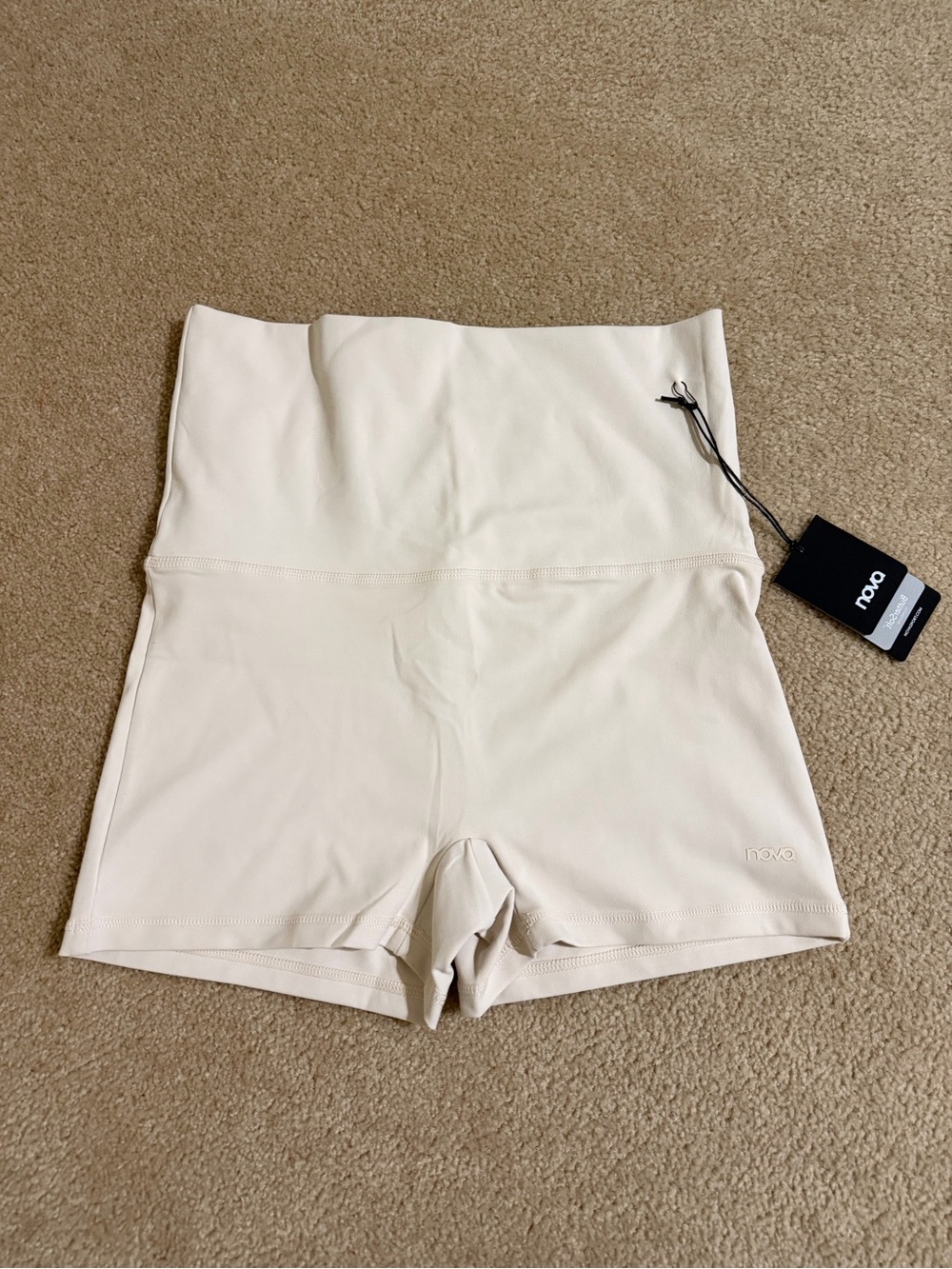 Foldover Biker Shorts